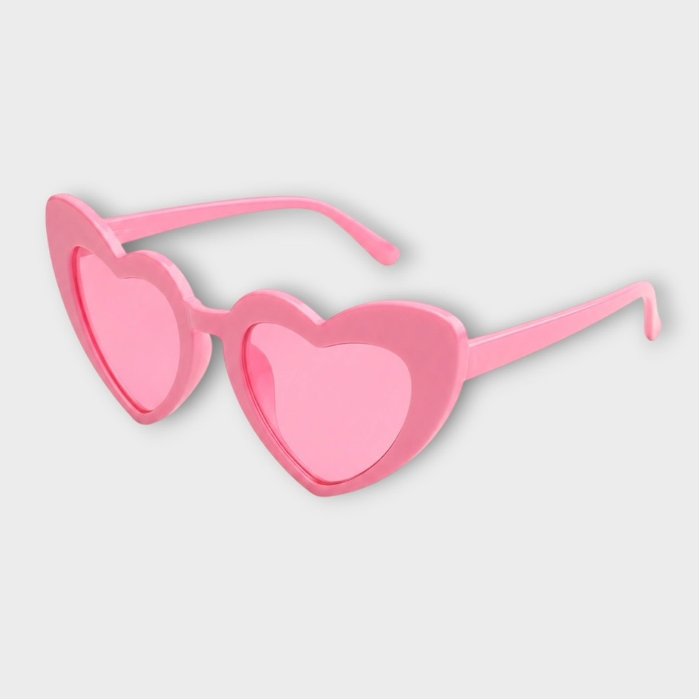 Kids Heart Sunglasses - Pink